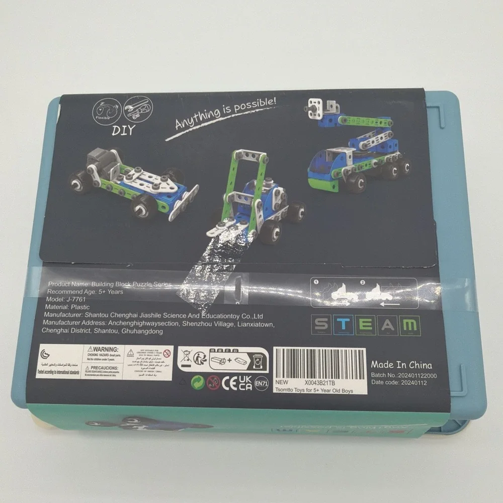 Build & Play 18 Models in 1 Building Set for Ages 5+ 175 Pieces Innovate STEAM